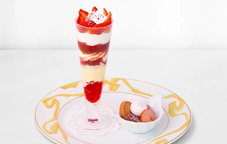 佐賀県産「いちごさん」スペシャルパフェの写真