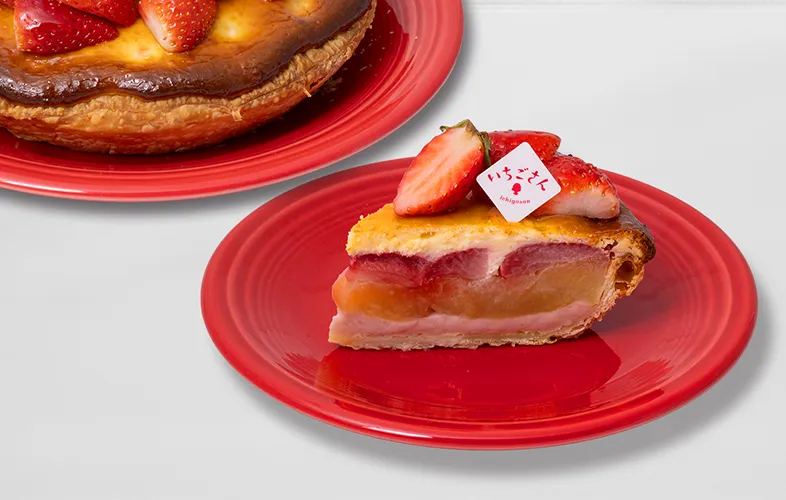 佐賀県産いちごさんのパリブレストラベンダーの香りの写真