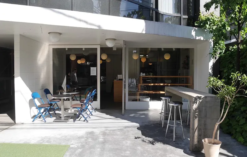 パンとエスプレッソとの写真