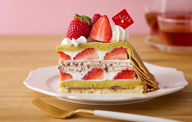 佐賀県産「いちごさん」紅茶のスコーンサンドの写真